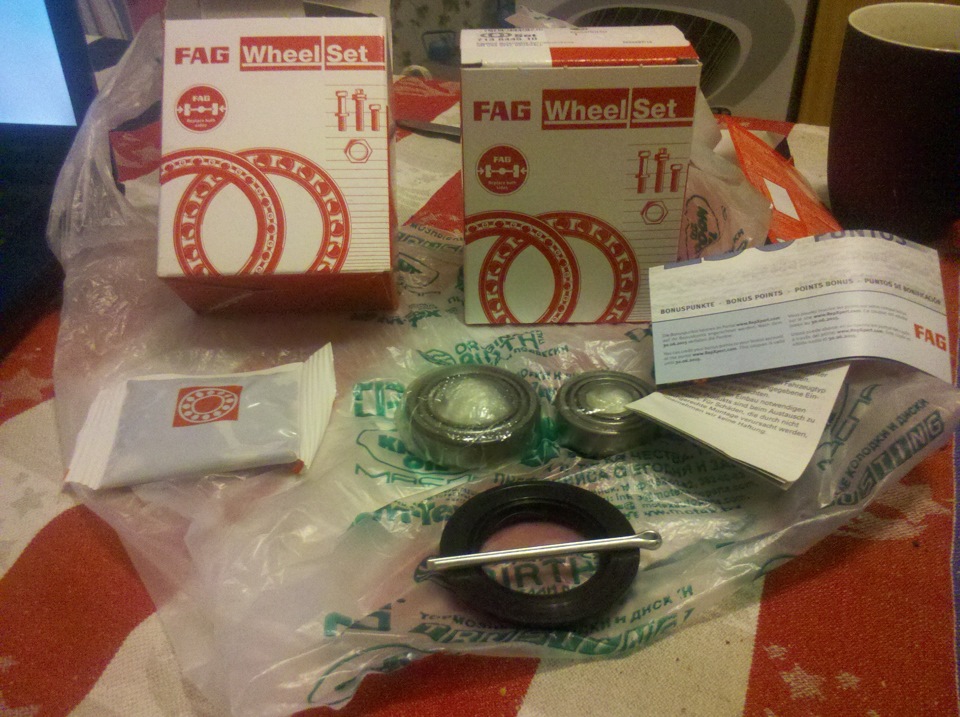 заменил подшипники передних ступиц — DRIVE2