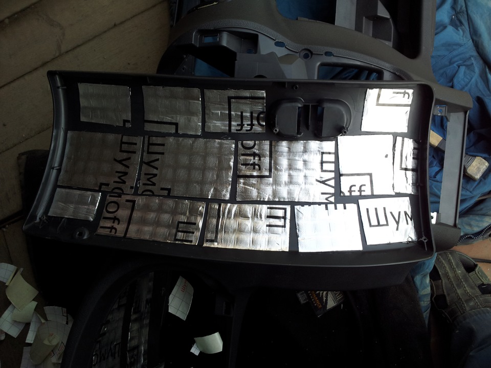 Шви моторный отсек и панель приборов ч.1.1 — Lada Калина универсал, 1,6 ...