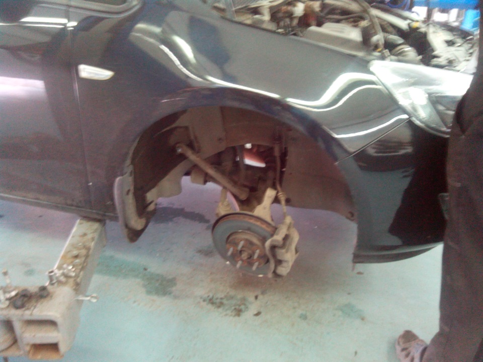 Меняем амортизаторы — Opel Astra J, 1,4 л, 2010 года | визит на сервис ...