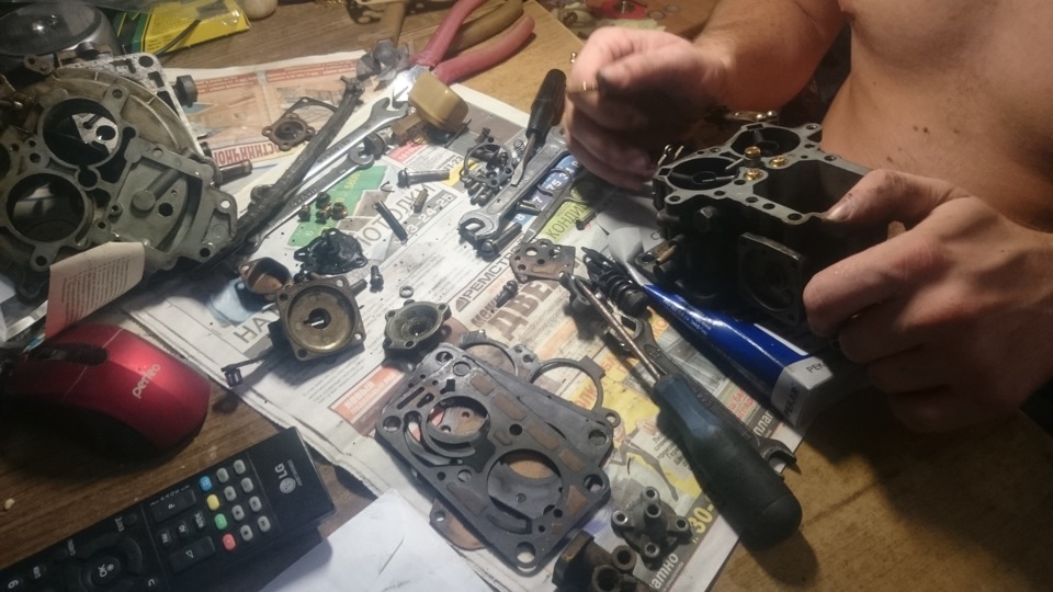 Переборка карбюратор К-151 — ГАЗ 3110, 2,5 л, 1998 года | своими руками ...