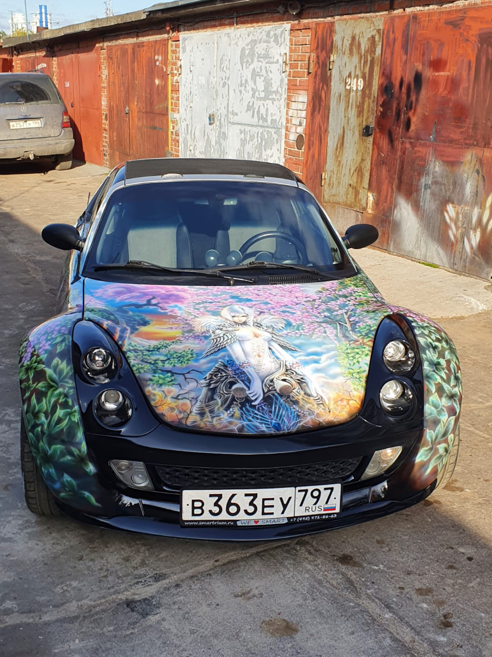 Аэрография в полном объёме — Smart Roadster, 0,7 л, 2004 года | другое |  DRIVE2