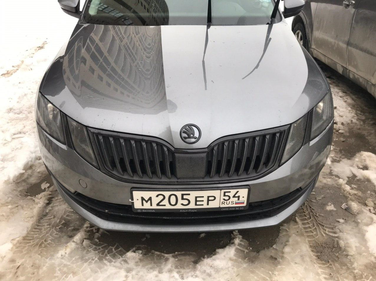 Skoda Octavia Black антихром