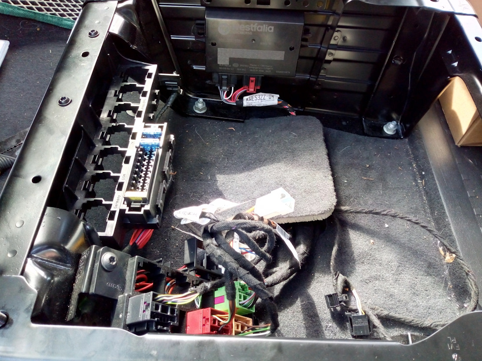 42. Установка электрики на фаркоп + накладка на задний бампер ...