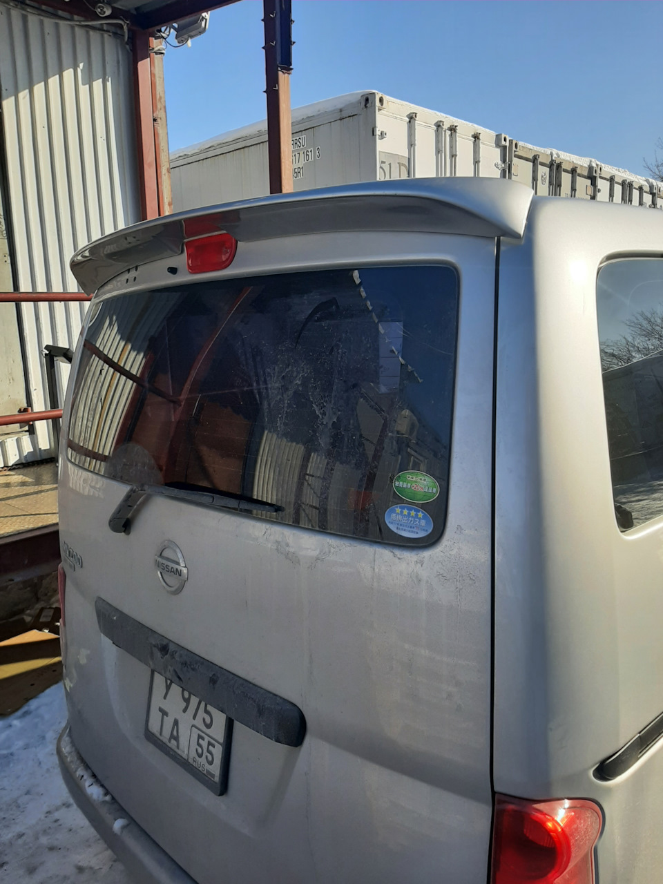 Спойлер #2 — Nissan NV200, 1,6 л, 2013 года | тюнинг | DRIVE2