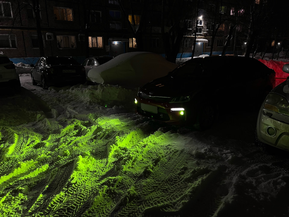 Лампочки в ПТФ (тест) — KIA Rio (4G), 1,6 л, 2017 года | тюнинг | DRIVE2