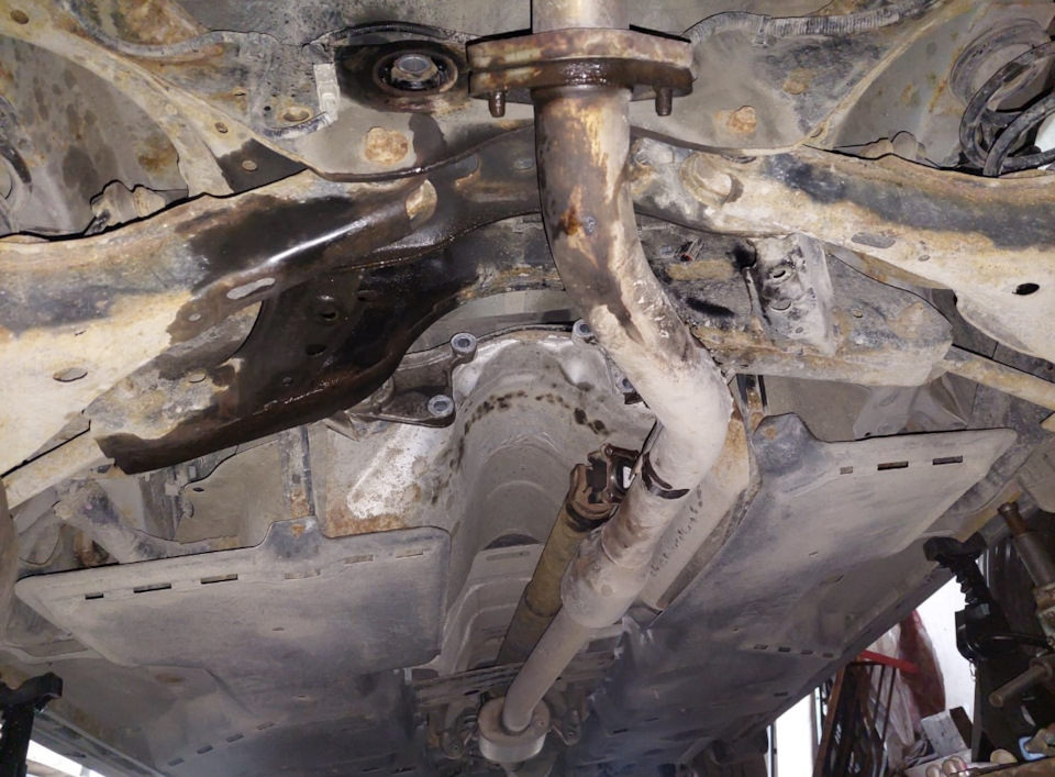 Демонтировали старый редуктор — Mazda CX-5 (2G)