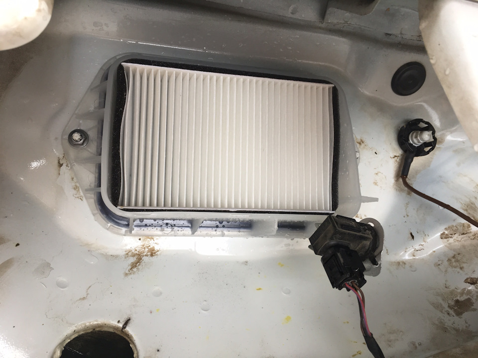 Дополнительный фильтр салона — Volkswagen Tiguan (1G), 1,4 л, 2011 года ...