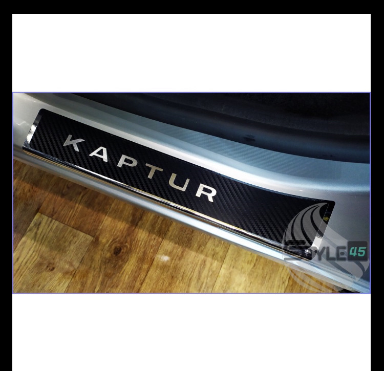 Накладки на пороги — Renault Kaptur (2020), 1,6 л, 2021 года ...