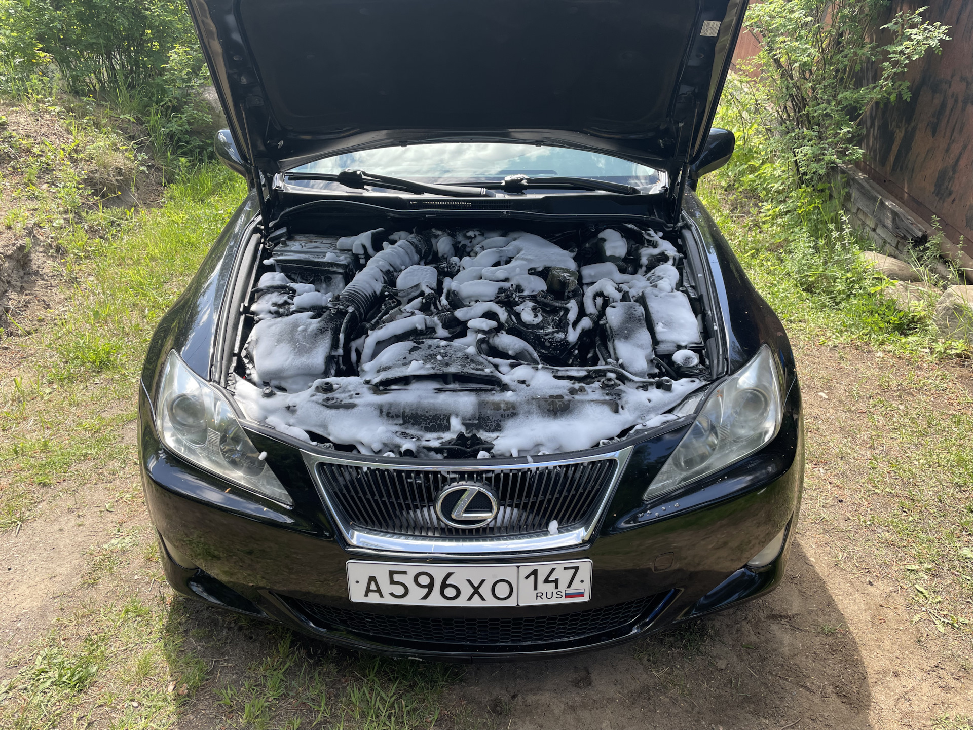 №3 Замена подрулевого шлейфа и мойка подкапотки — Lexus IS II, 2,5 л ...