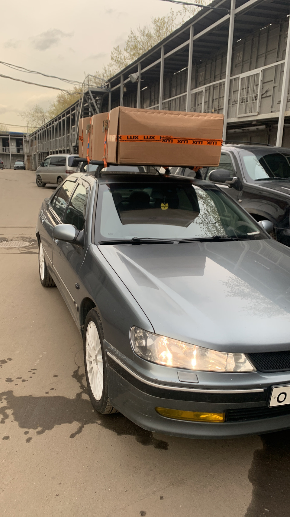 Багажник на крышу пежо 406 седан — Peugeot 406, 1,8 л, 2002 года ...