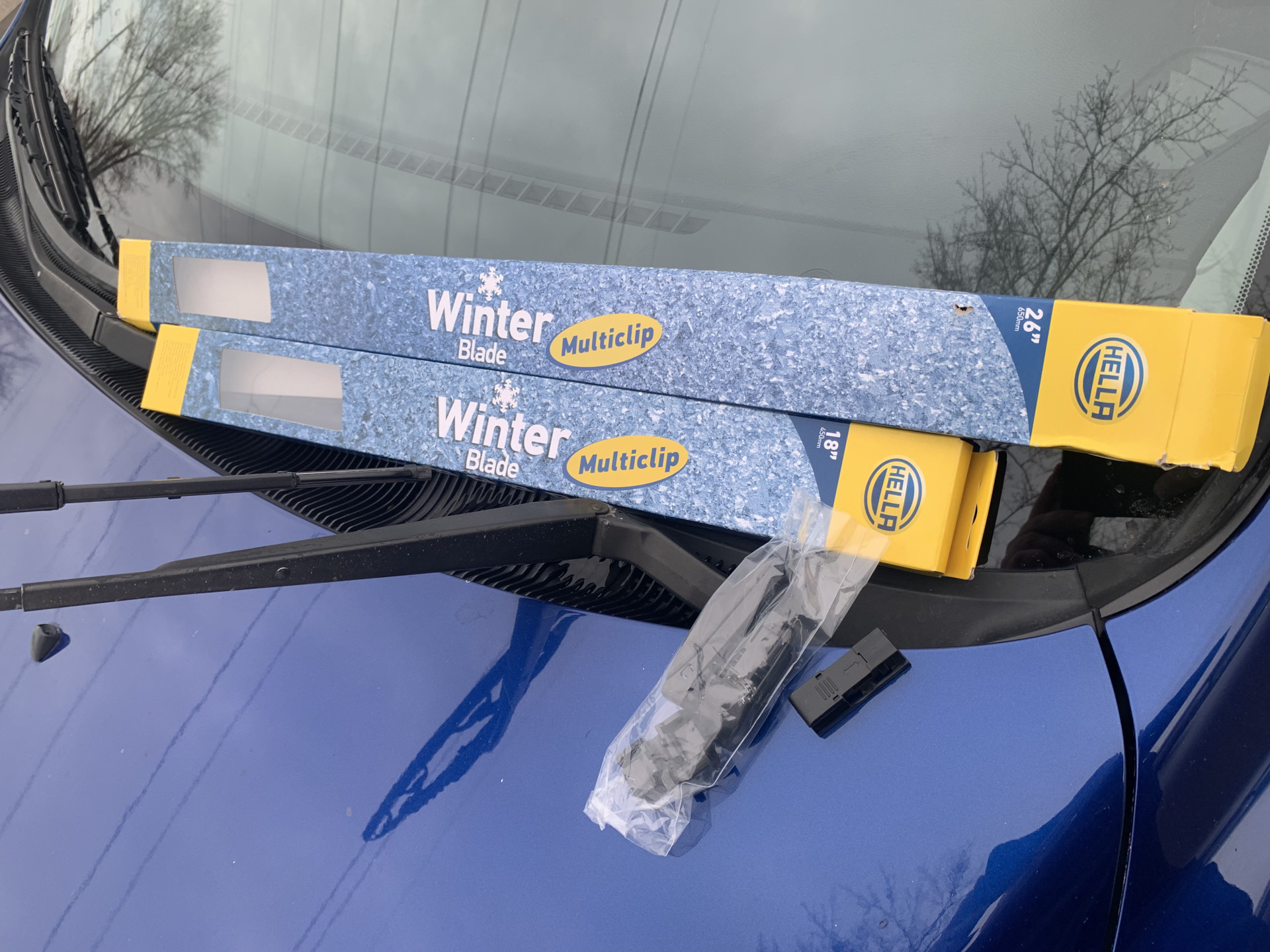 Новые зимние щетки Hella — Mazda 6 (1G) GG, 2 л, 2005 года | запчасти ...