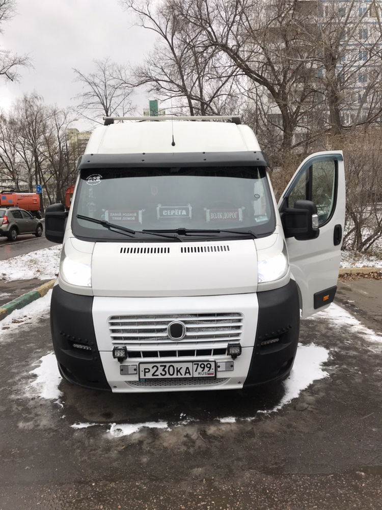 Диоды в дальний свет — FIAT Ducato III, 2,3 л, 2011 года | аксессуары ...