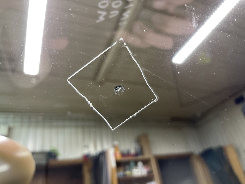 Устранение скола на лобовом стекле на Honda CR-V 3. — Honda CR-V (RE ...