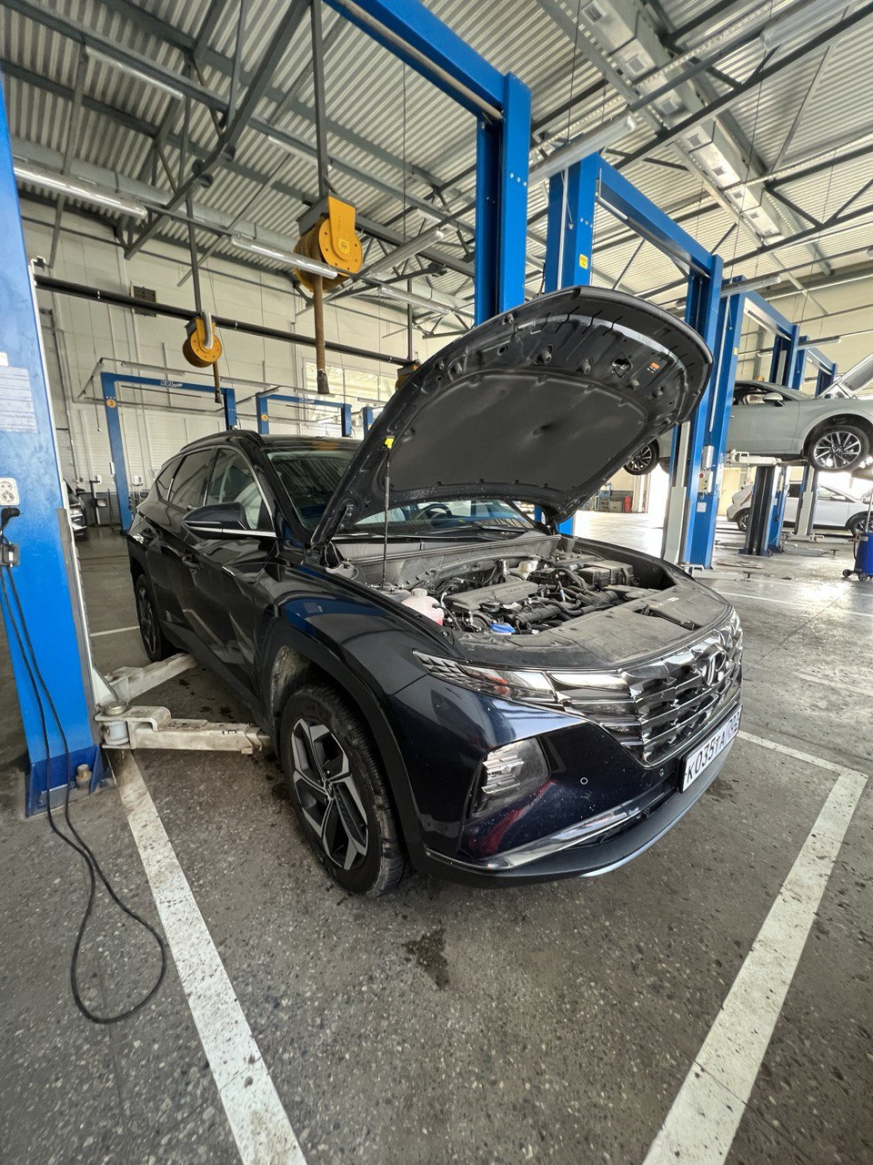 ТО-1 в Казахстане, загудел ступичный подшипник — Hyundai Tucson (4G), 2 л,  2022 года | плановое ТО | DRIVE2