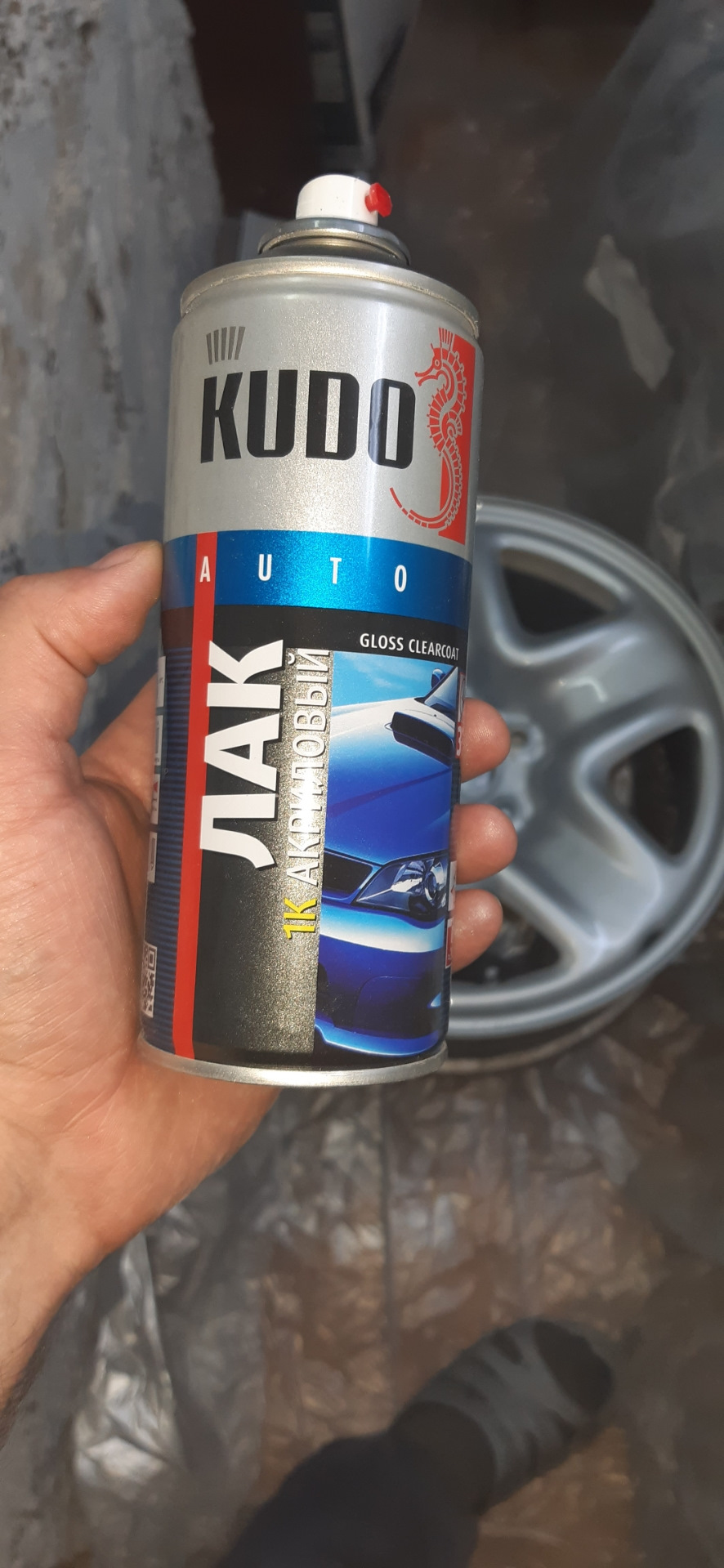 Покраска стальных дисков балончиком — Mazda CX-5 (1G), 2 л, 2013 года ...