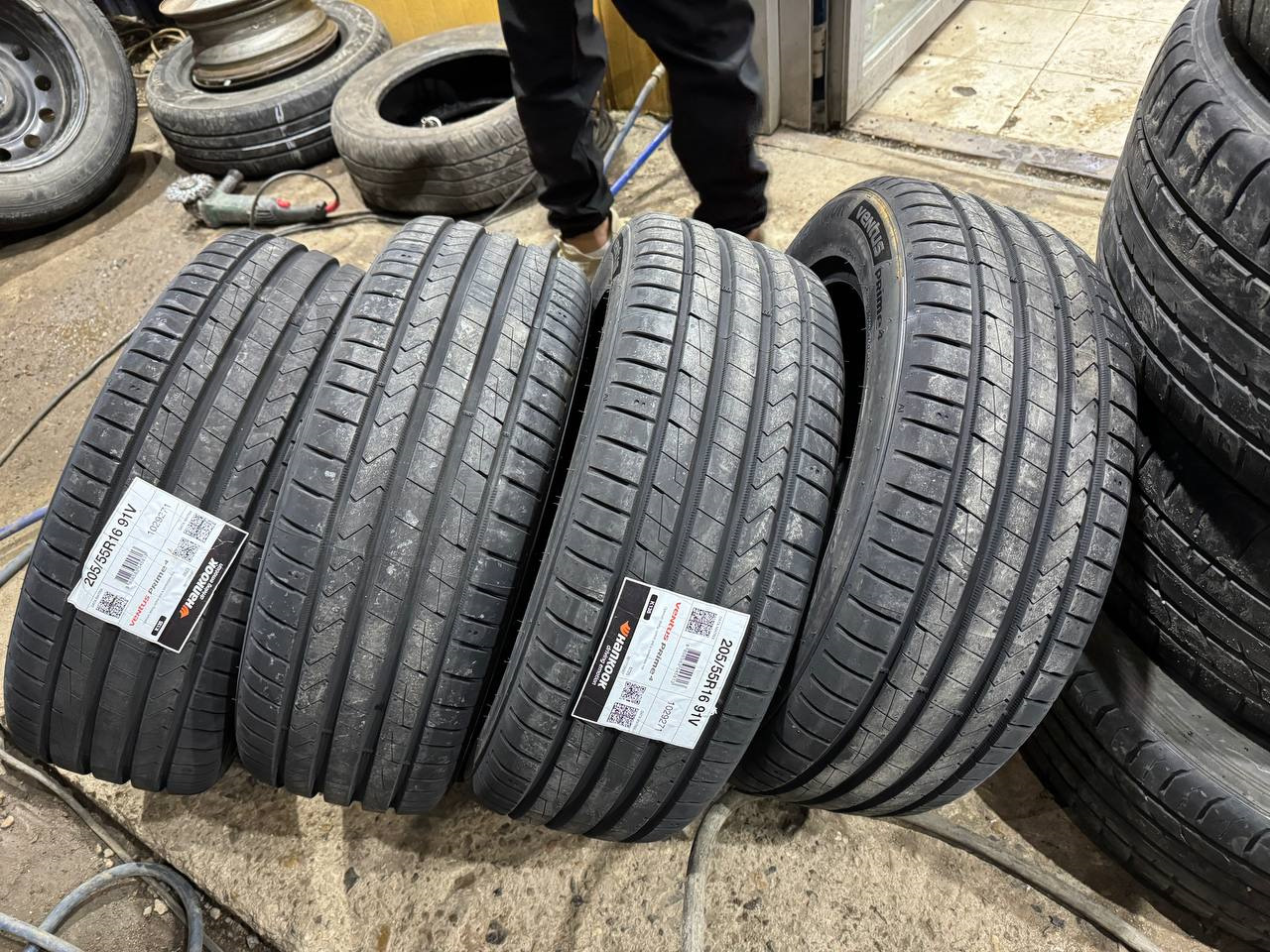 #13 Летние шины Hankook 205/55 R16 — KIA Rio X-Line, 1,6 л, 2019 года ...