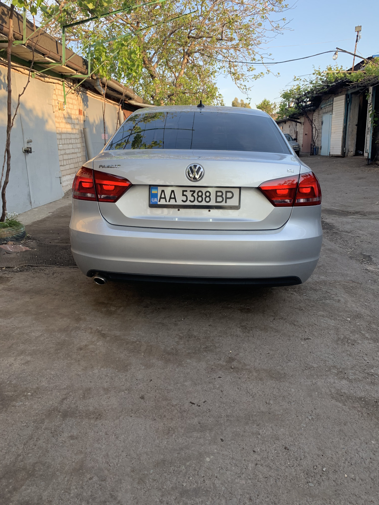 Задние фонари — Volkswagen Passat (US) (1G), 2,5 л, 2013 года ...