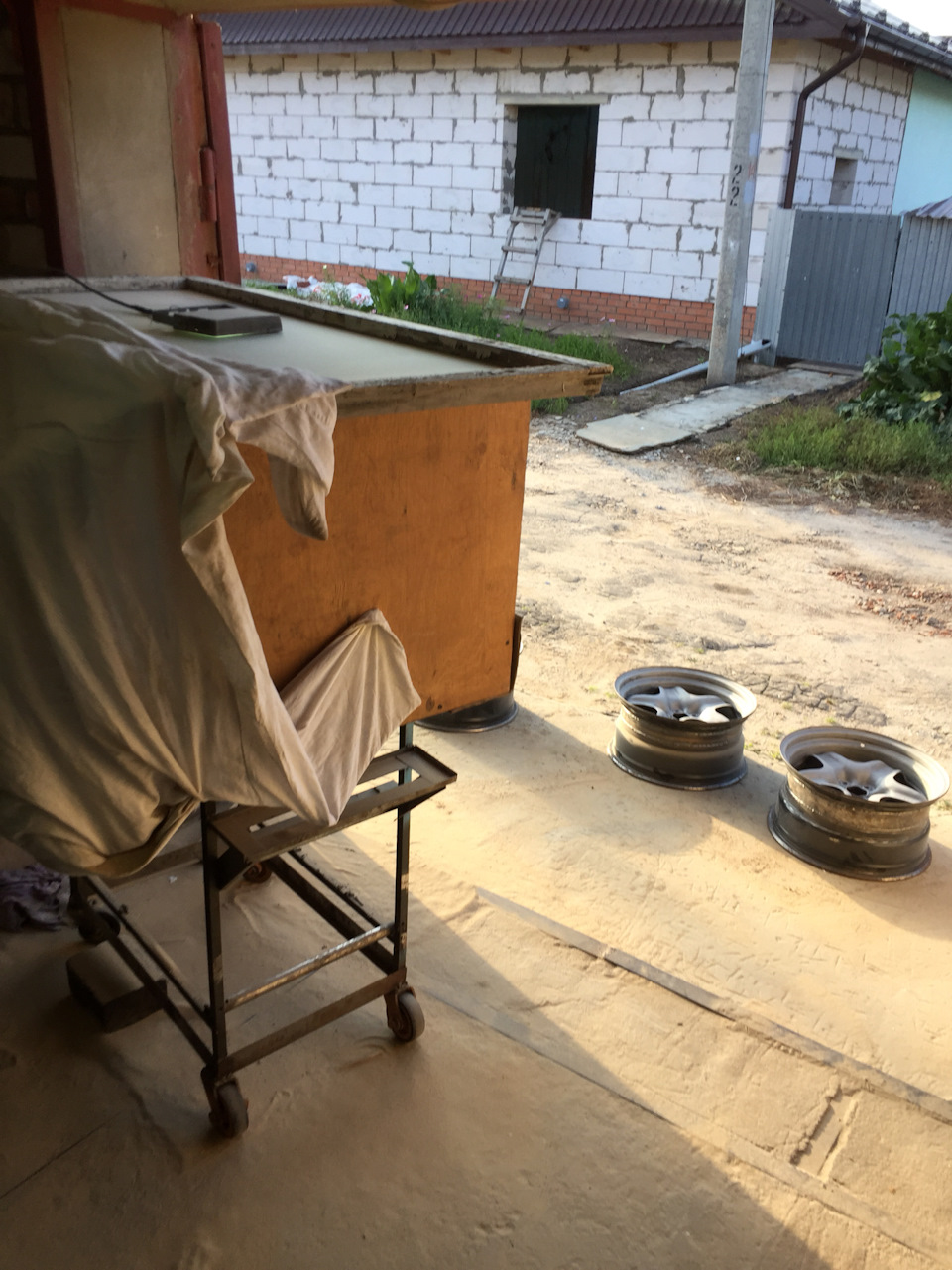 Пескоструй дисков — ГАЗ 2410, 2,4 л, 1988 года | колёсные диски | DRIVE2