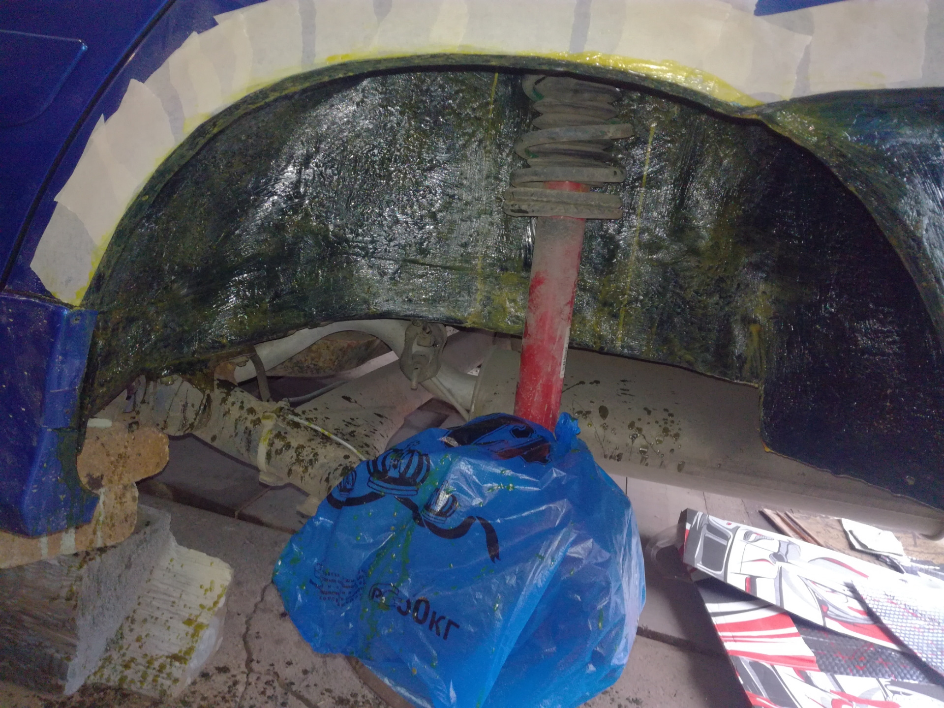 Антикор арок и тд. — Lada Калина седан, 1,6 л, 2006 года | своими ...