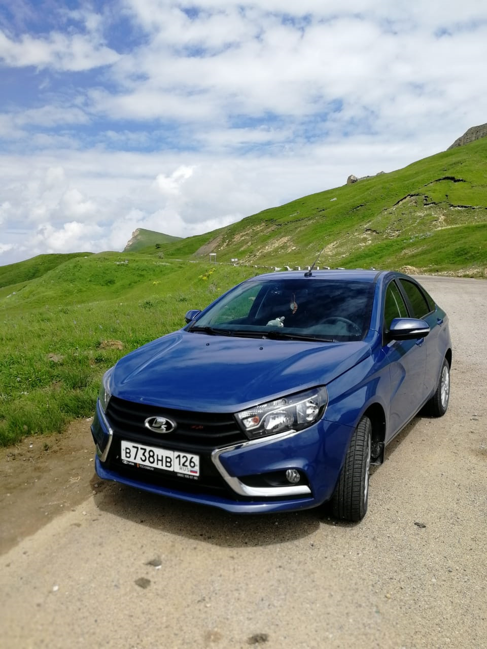 Ессентуки-Теберда-Домбай-Дождь, град, сель! — Lada Vesta, 1,6 л, 2017 года  | путешествие | DRIVE2