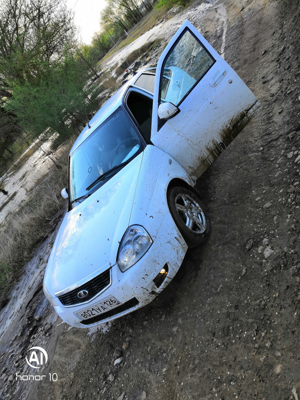 Проверка на проходимость😂 — Lada Приора хэтчбек, 1,6 л, 2011 года ...