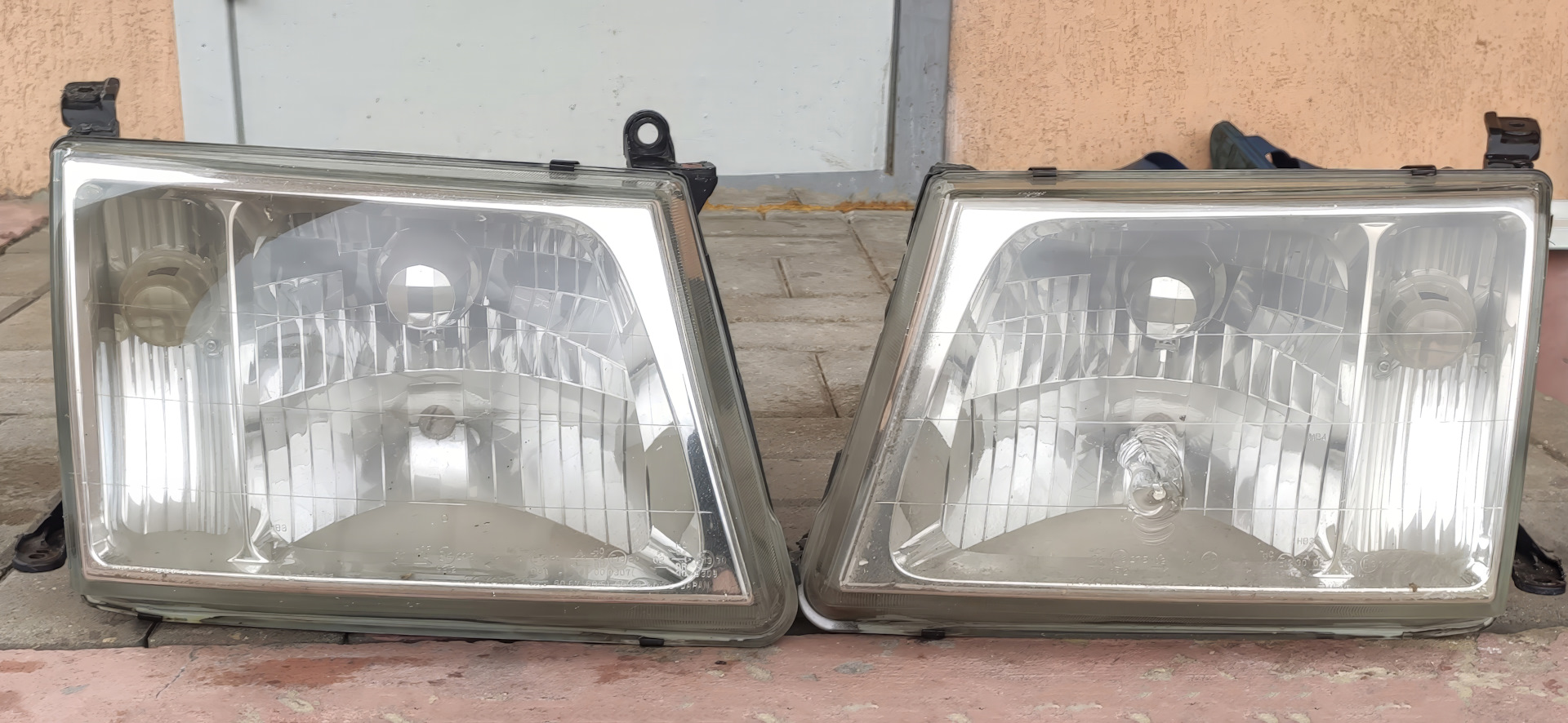 Переделка "Праворукого" света фар — Toyota Land Cruiser 100, 4,7 л ...