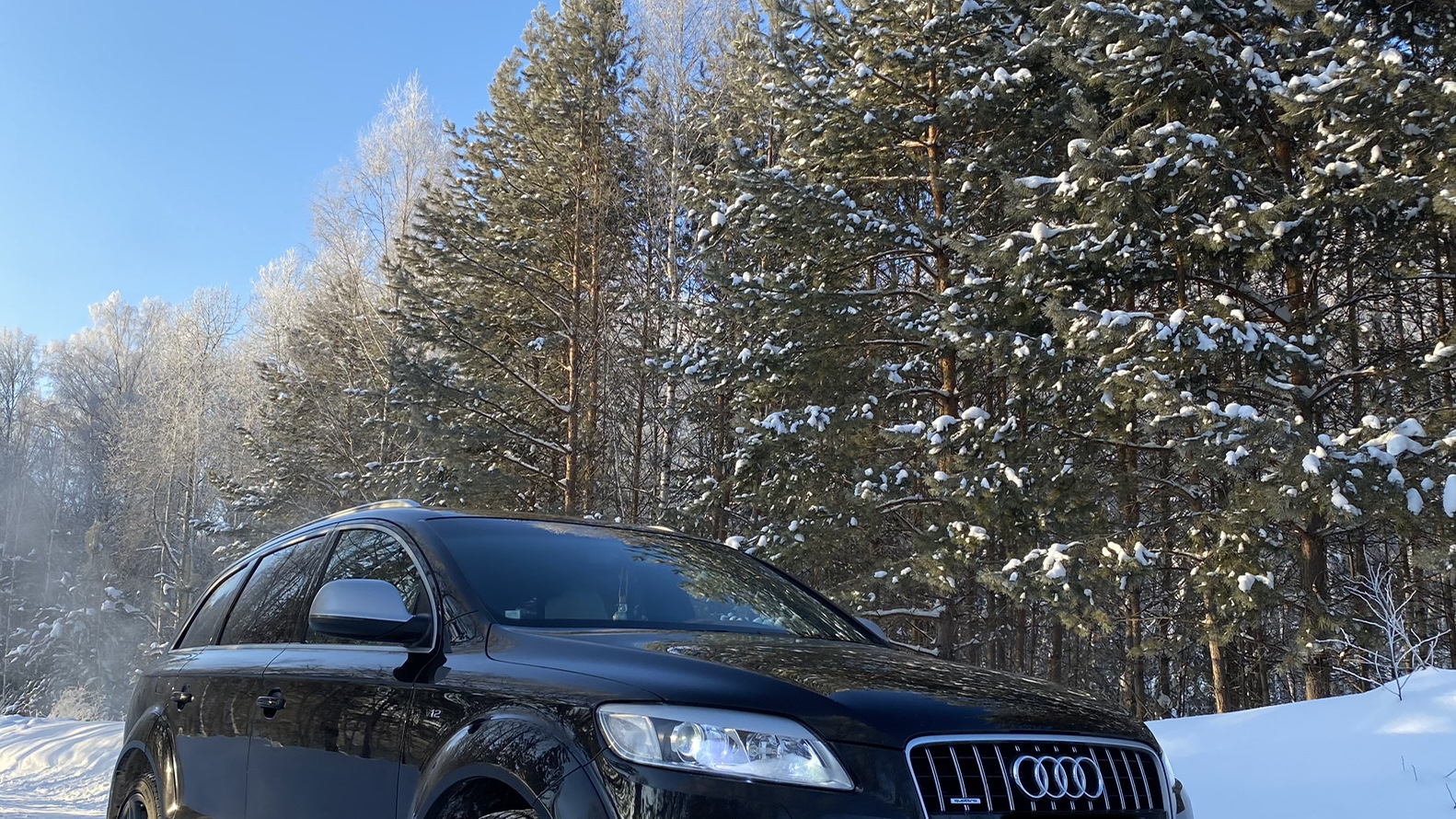 Audi Q7 (1G) 5.9 дизельный 2010 | V12 BLACK EDITION😎 на DRIVE2