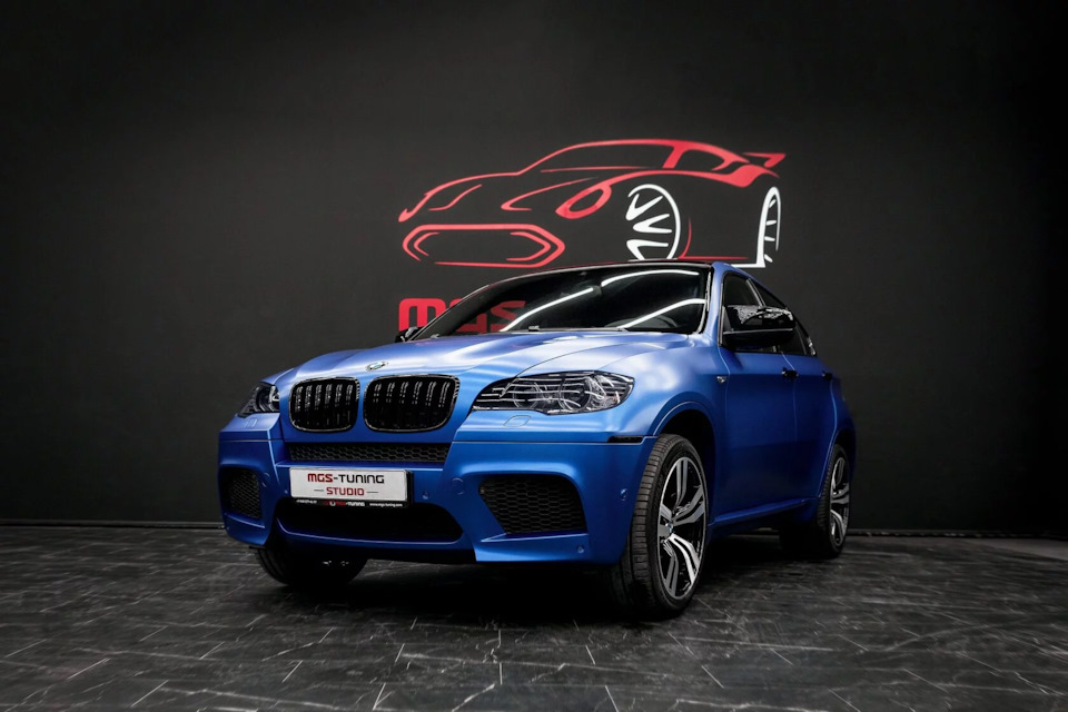 BMW X6 E71: оклейка винилом и обвес X6M — MGS-Tuning на DRIVE2
