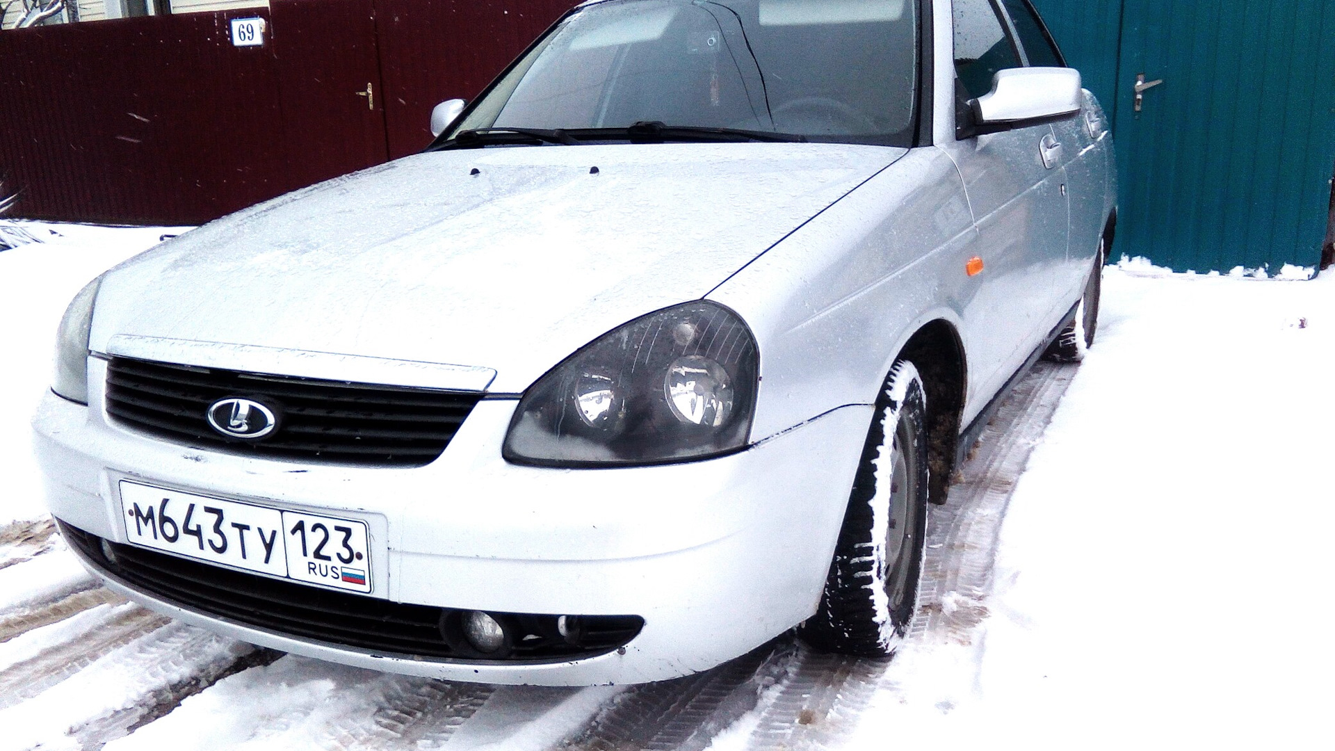 Lada Приора седан 1.6 бензиновый 2009 | (((Silver Queen))) на DRIVE2