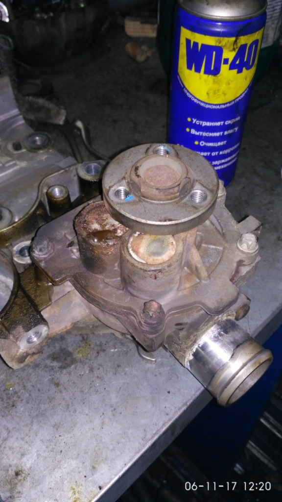 Замена прокладки масляного насоса, помпы, ремня навесных, ремня ГРМ ...