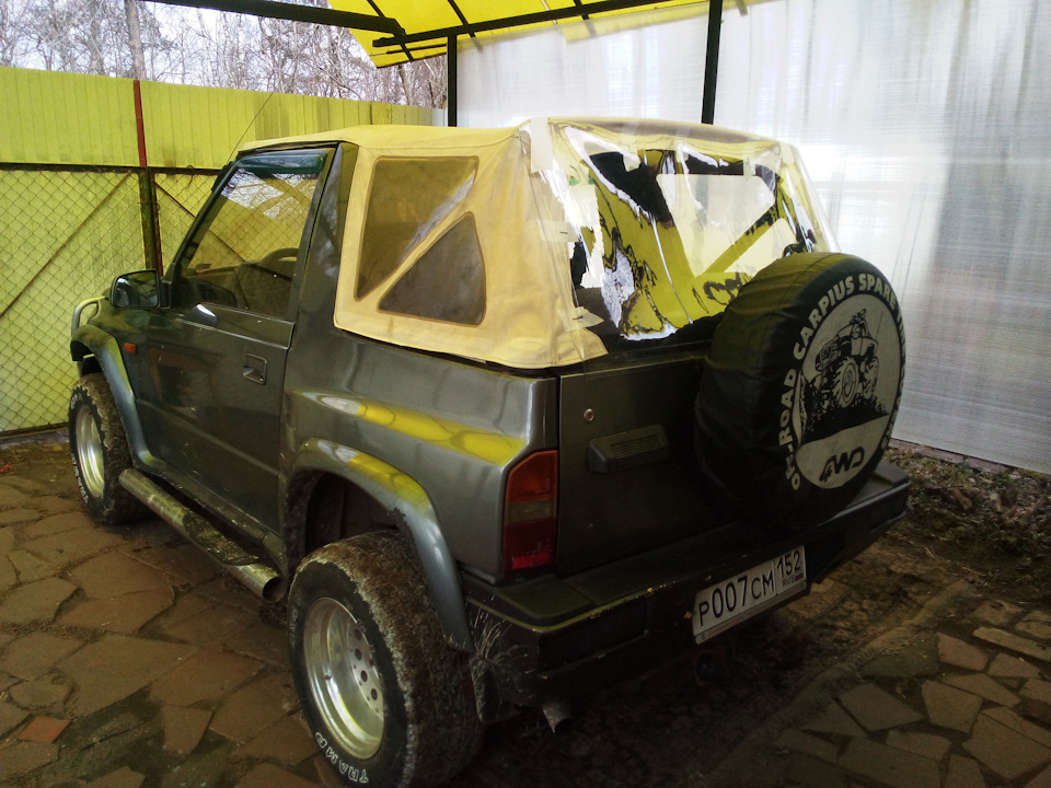 Мягкое стекло — Suzuki Vitara (1G), 1,6 л, 1989 года | стайлинг | DRIVE2