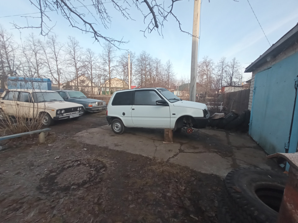 Замена подушки двигателя и ремонт рулевой рейки — Lada 11113 Ока, 0,7 л ...