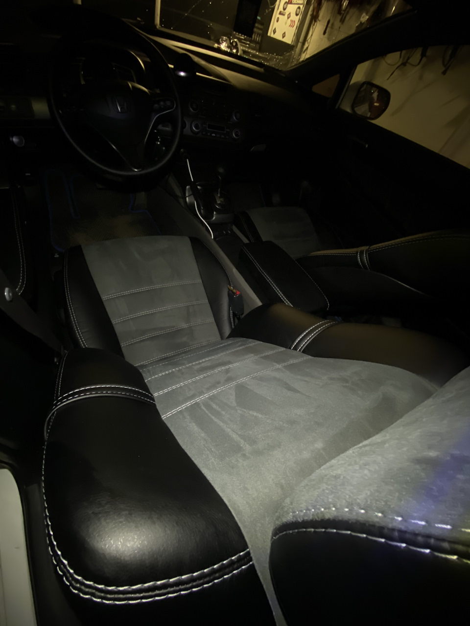 Установка каркасных чехлов ч.2 — Honda Civic 4D (8G), 1,8 л, 2007 года ...