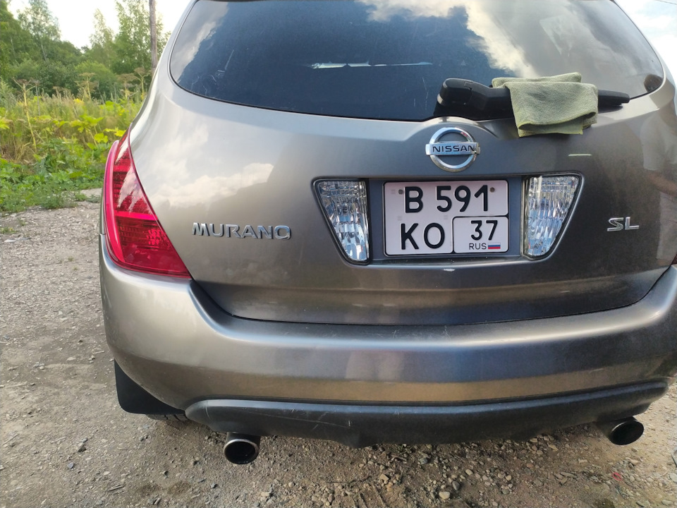 Попробовал полирнуть фары — Nissan Murano I, 3,5 л, 2003 года | визит ...