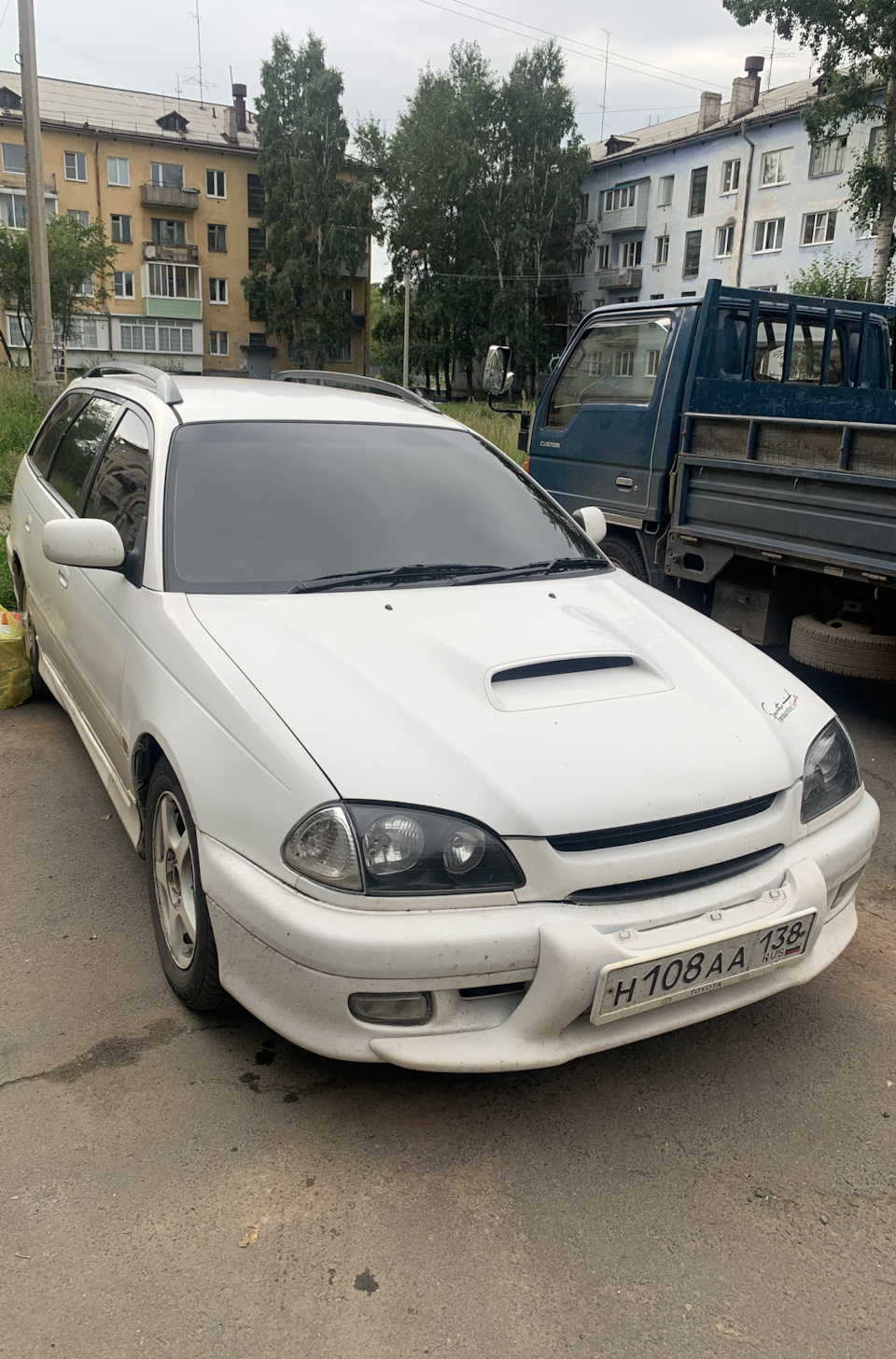 Тонировка 🫡 — Toyota Caldina (210), 2 л, 1998 года | просто так | DRIVE2