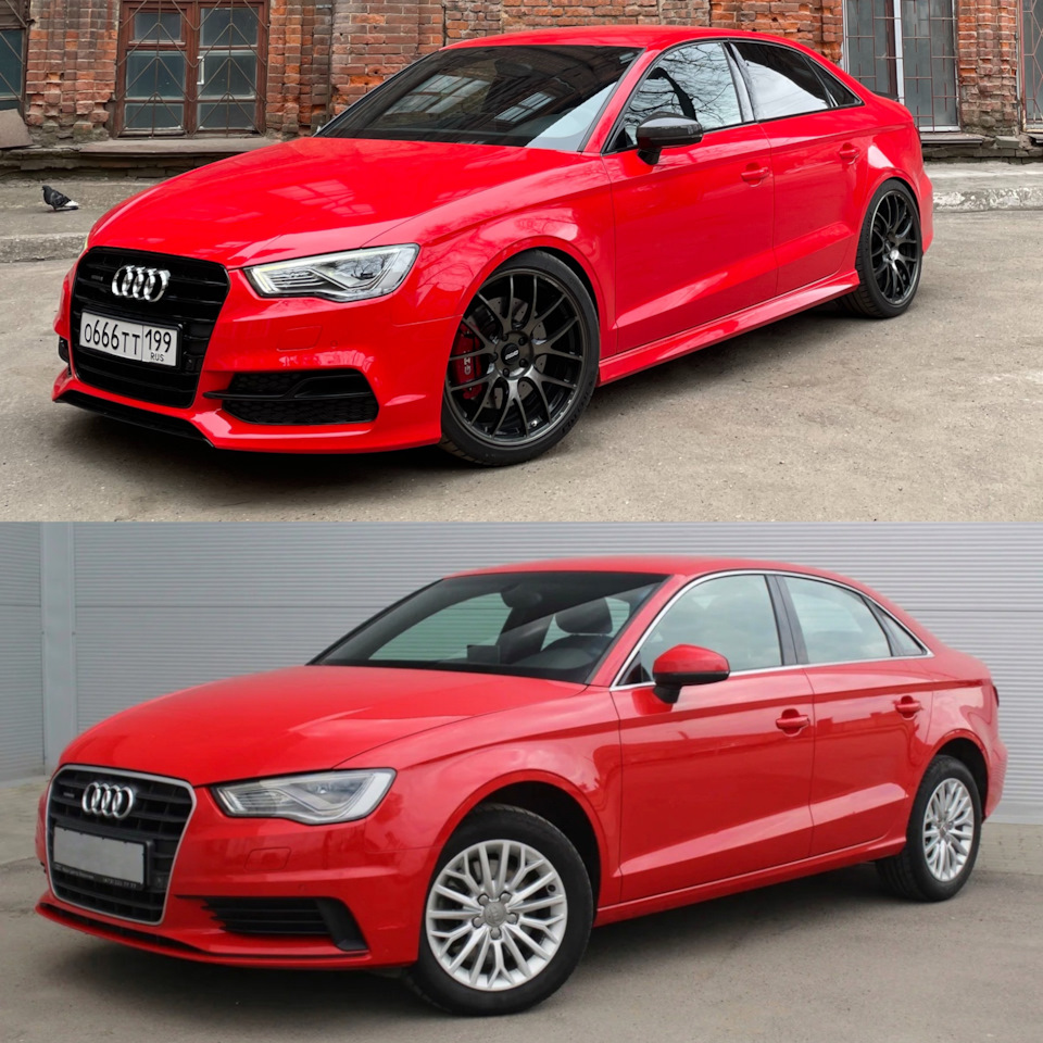 ДО И ПОСЛЕ — Audi A3 Sedan (8V), 1,8 л, 2014 года | тюнинг | DRIVE2