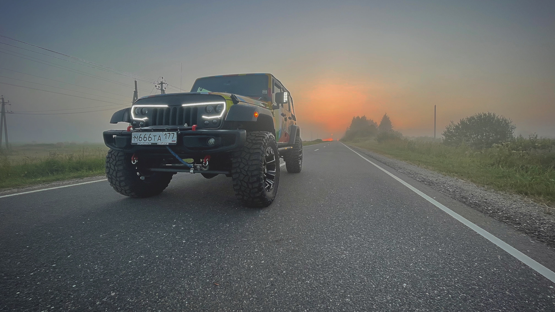 Jeep Wrangler (JK) 4.2 бензиновый 2010 | Мультик (@zlukme) на DRIVE2