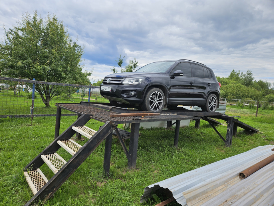 Эстакада своими руками — Volkswagen Tiguan (1G), 2 л, 2012 года ...