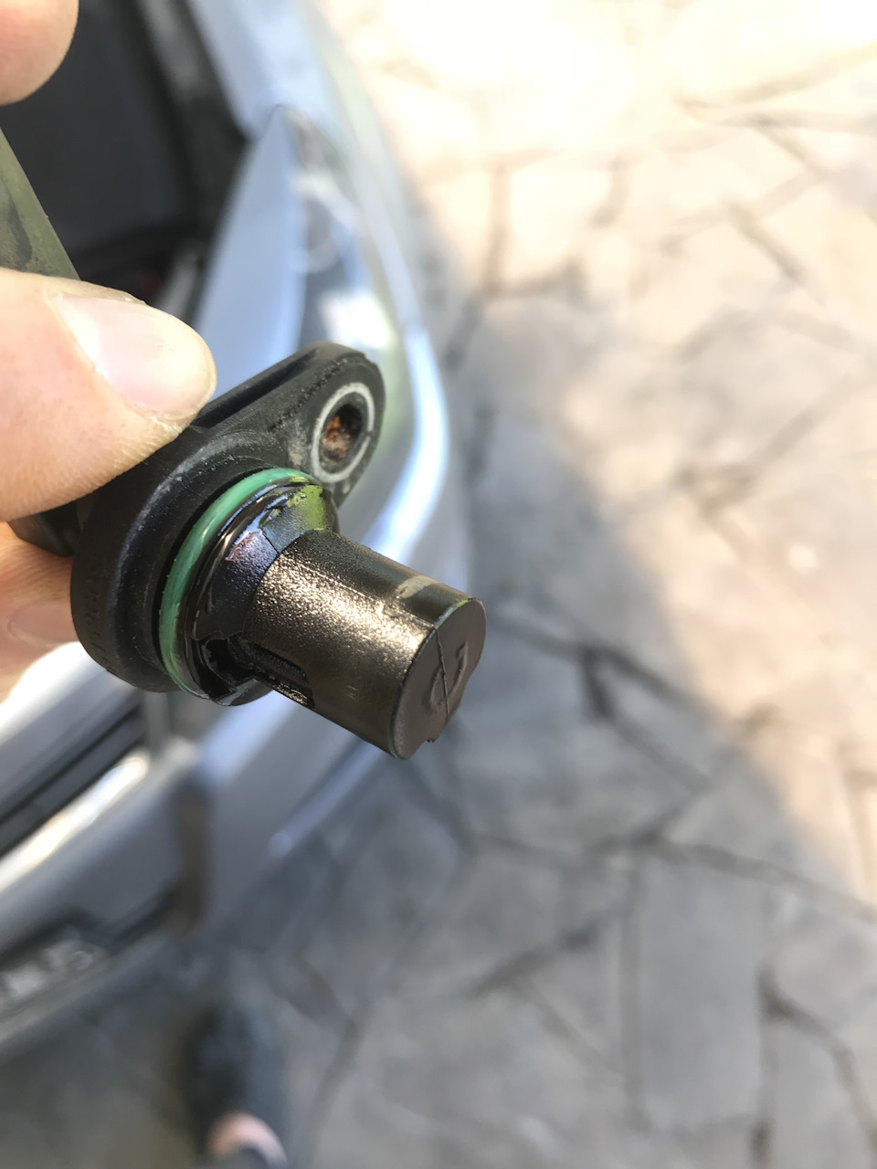 чистка датчика распредвала