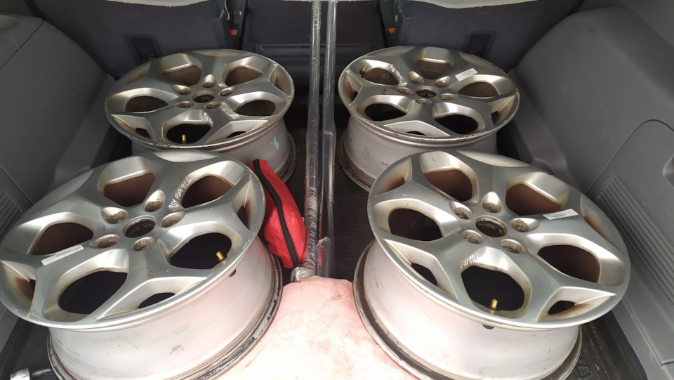 Диски 16" + гайки Zekkert — Ford S-Max (1G), 2 л., 2008 года | колёсные ...