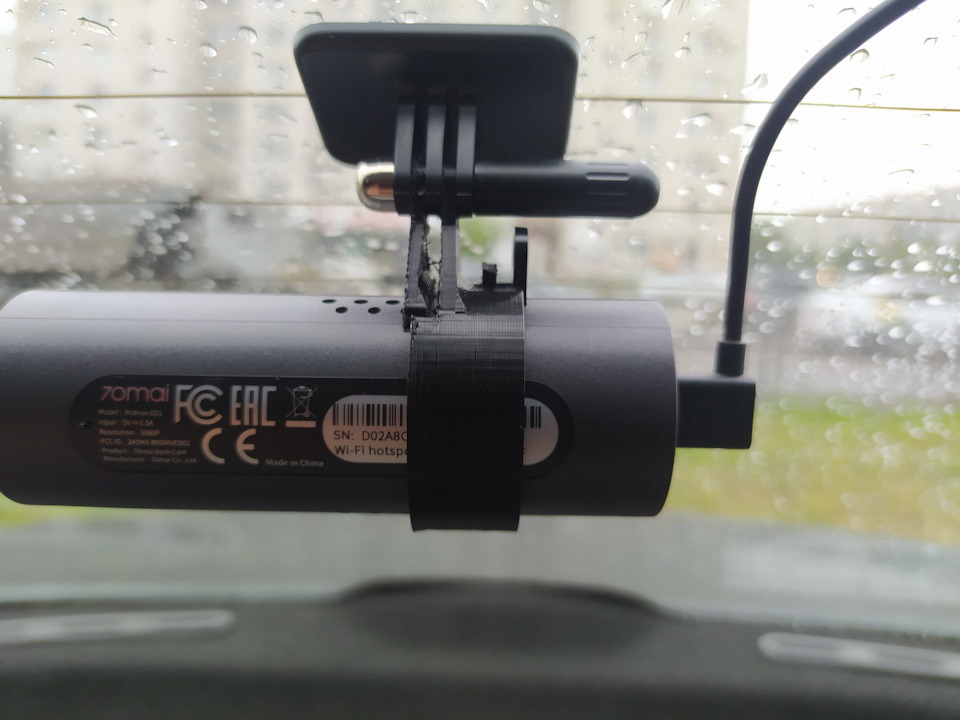 Ремонт крепления видеорегистратора 70mai Midrive D01 — Lada Гранта (1G ...