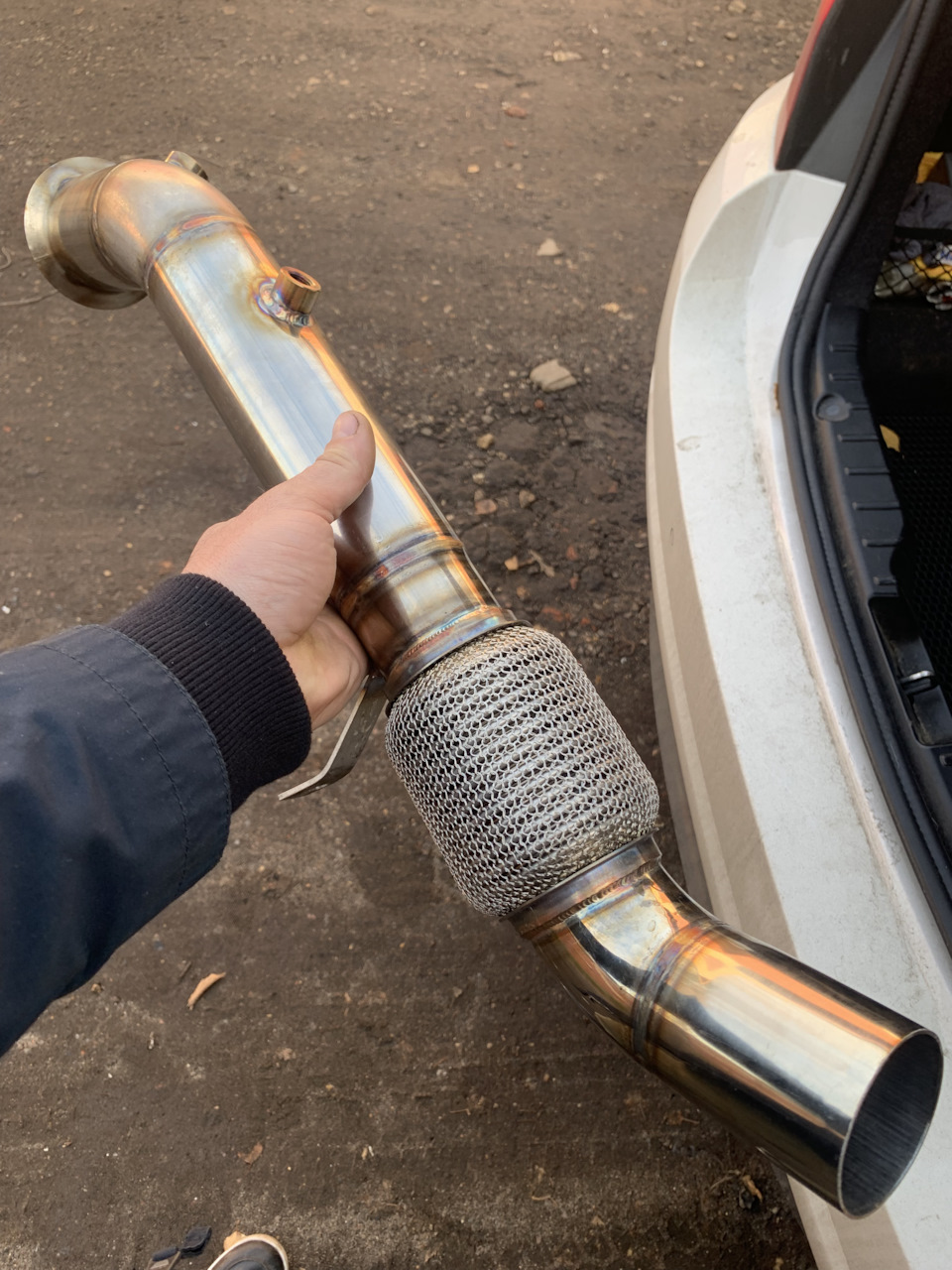 Правильный выхлоп ч.2 — BMW 5 series (F10), 2 л, 2014 года | тюнинг ...