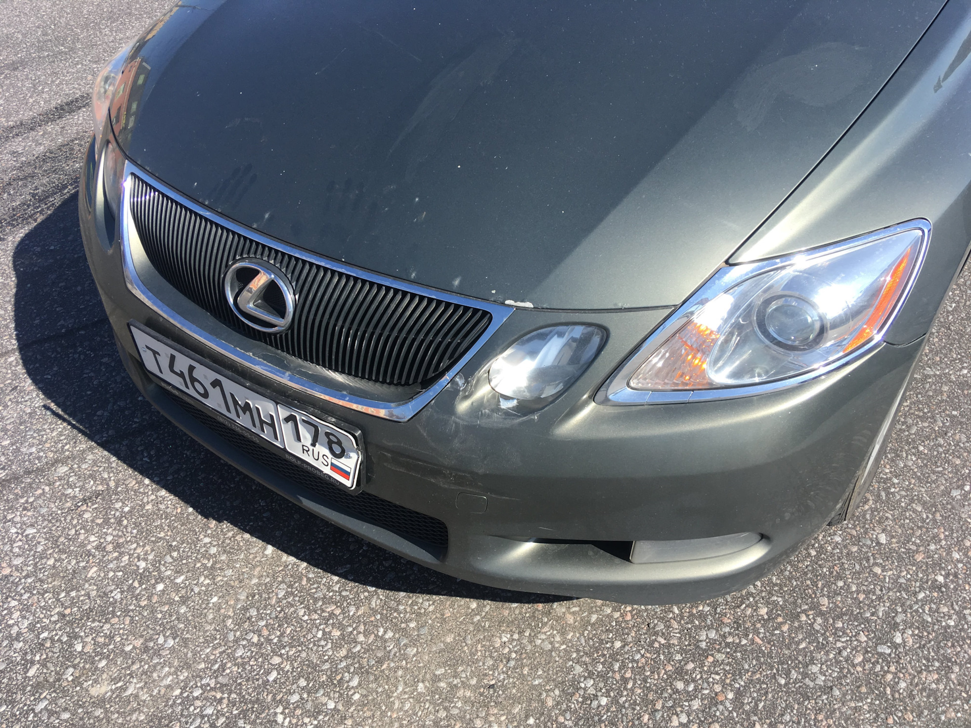 Неприятности в начале пути — Lexus GS (S190), 3 л, 2005 года | ДТП | DRIVE2