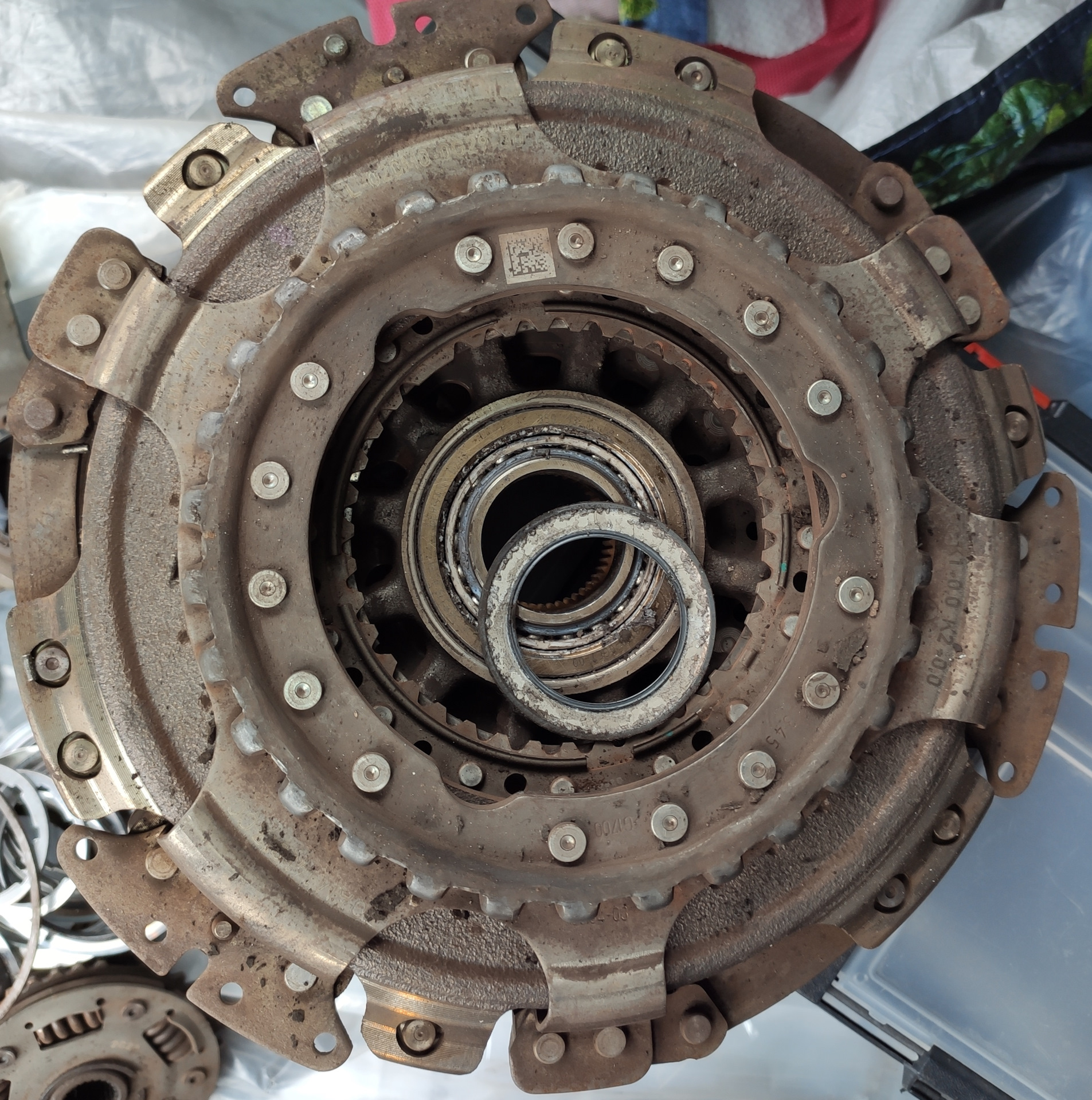 Замена сцепления DSG7 (DQ200 0CW MQB) — Volkswagen Golf Mk7, 1,4 л ...