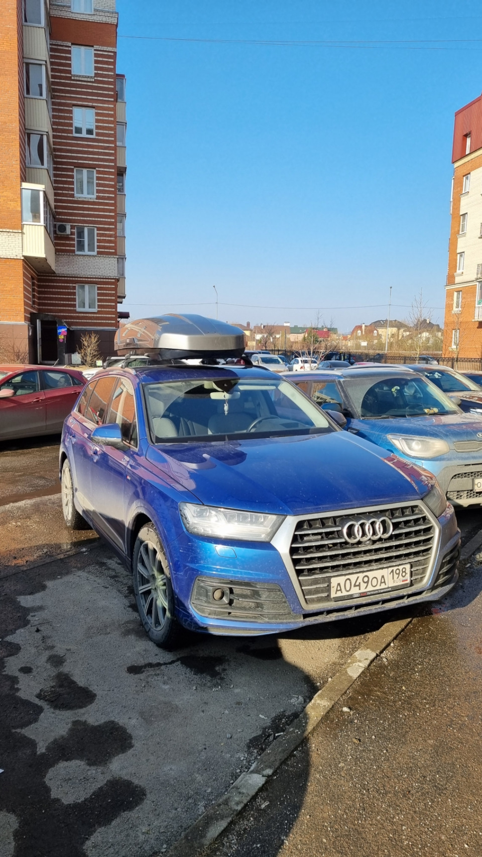 Бокс Thule Motion XT XL — Audi Q7 (2G), 3 л, 2016 года | аксессуары | DRIVE2