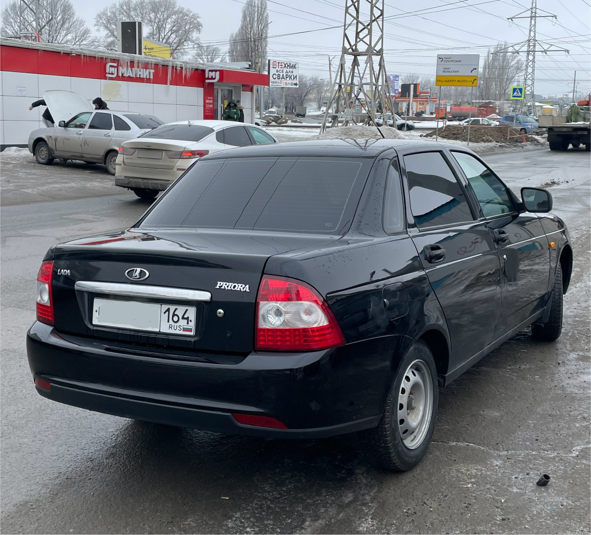 Новый бампер — Lada Приора седан, 1,6 л, 2013 года | стайлинг | DRIVE2