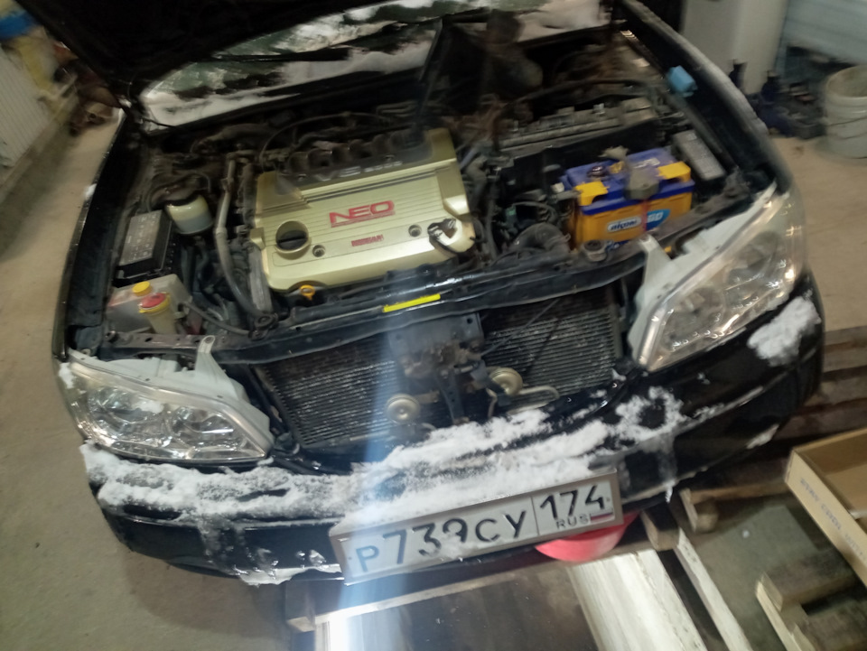 Радиатор — Nissan Maxima QX (A33), 2 л, 2002 года | другое | DRIVE2