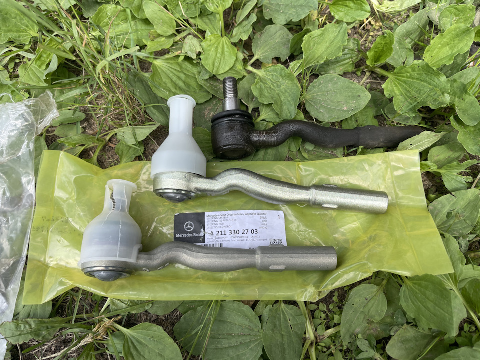 Возвращаем Мерседесу Мерседес. Замена рулевых тяг, стоек стабилизатора ...
