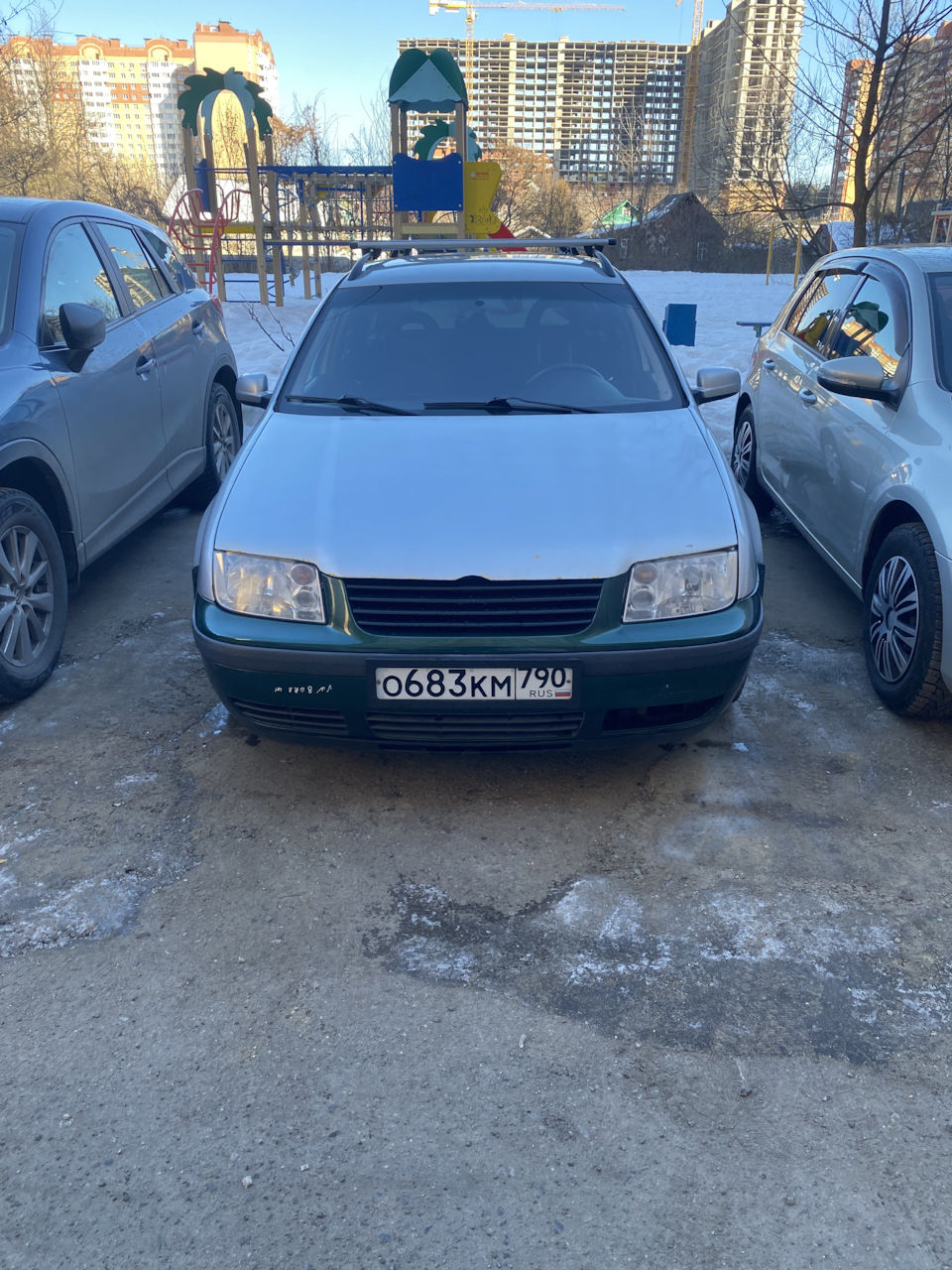 Решетка радиатора без логотипа — Volkswagen Bora Variant, 1,8 л, 2001 ...