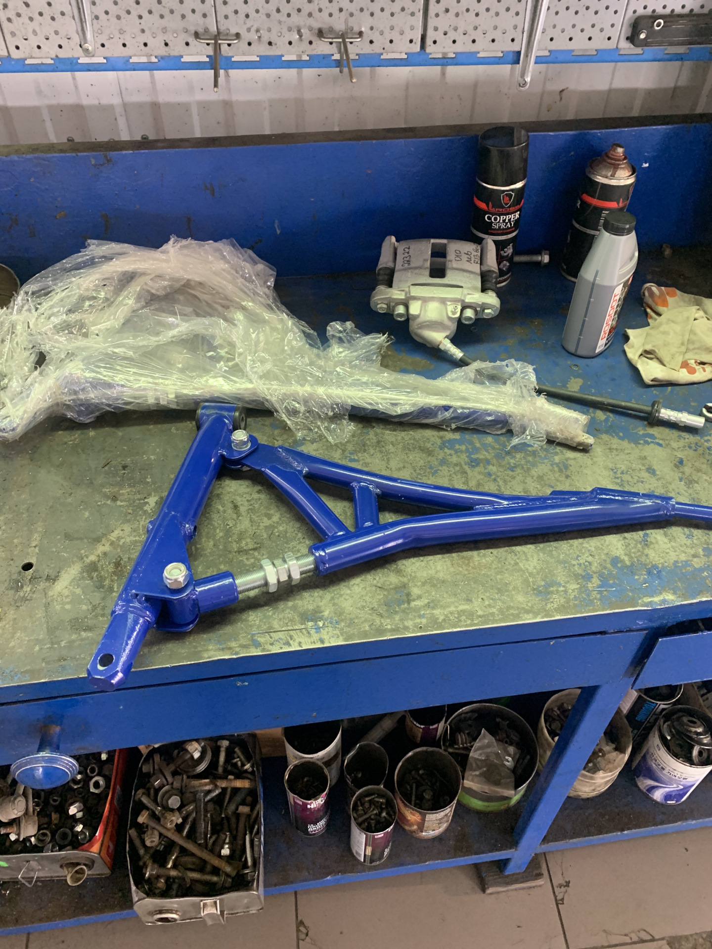 Установка рычагов ТоргМаш на калину — LADA Калина хэтчбек, 1,6 л., 2008 ...